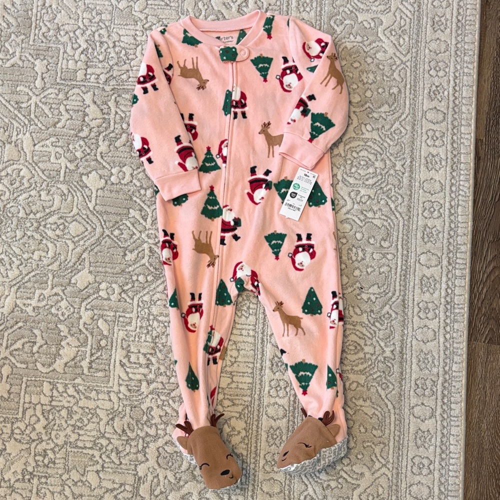 NWT Fleece Carters Onsie Pajamas (18mo)